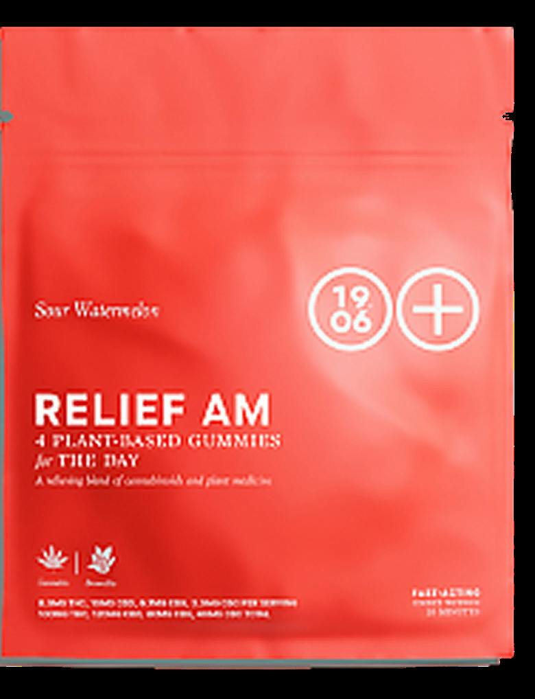 250mg 3:2:1 Sour Watermelon AM Relief Gummies 1906