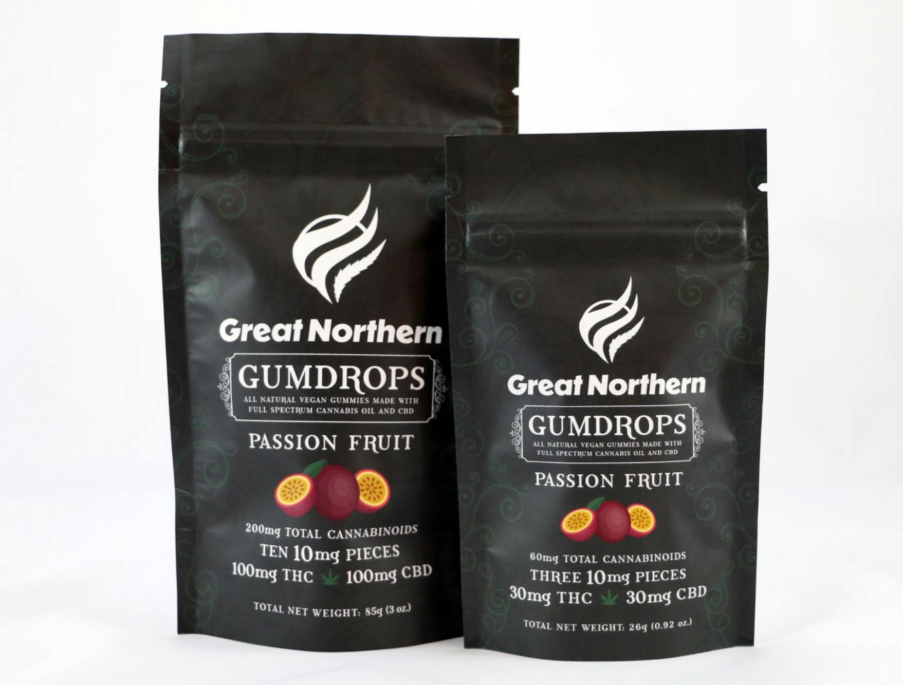 GNC Passion Fruit (I) 3PK Gum Drops 30MG 1:1