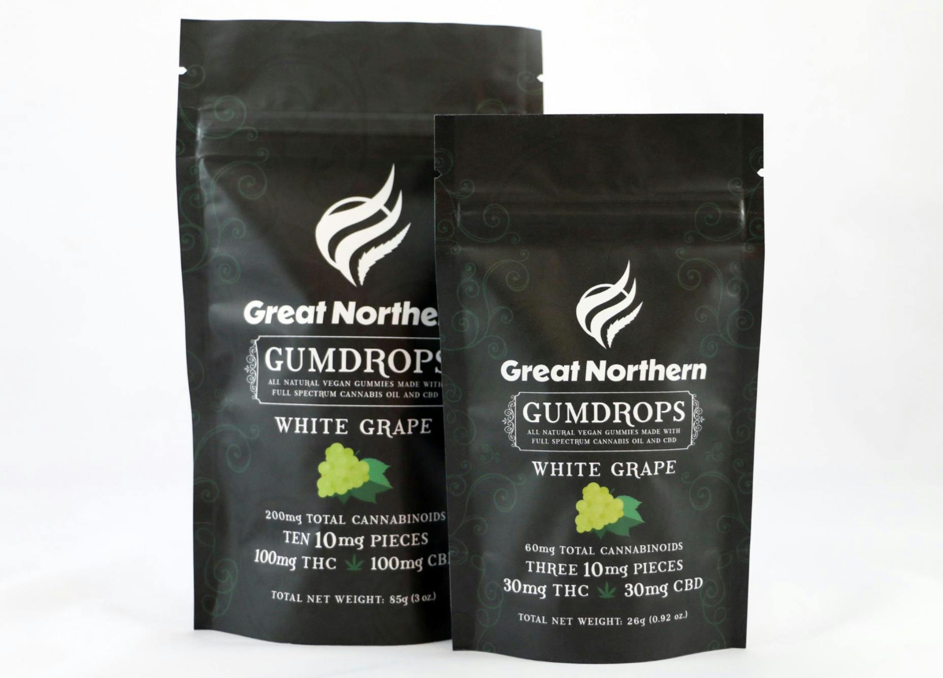 GNC White Grape (S) 3PK Gum Drops 30MG 1:1