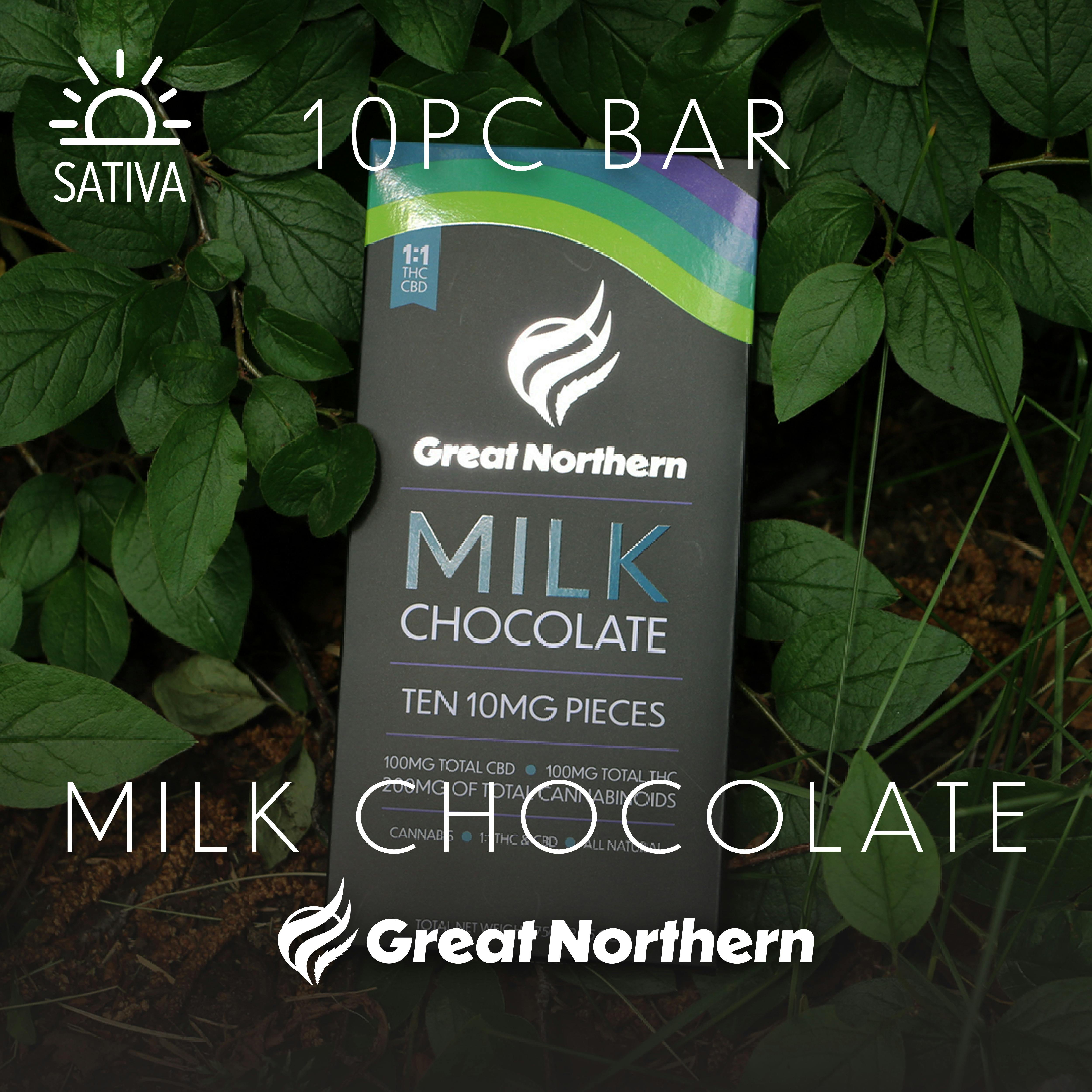 GNC Milk Chocolate (S) Bar 100mg 1:1