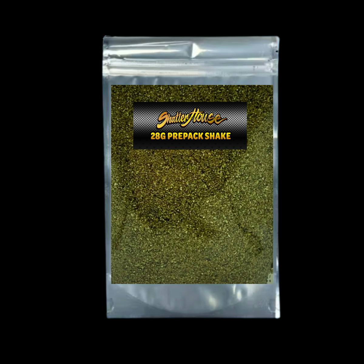 Shatter House 28g Pre Pack Shake | Sherb Cream Pie cannabis product