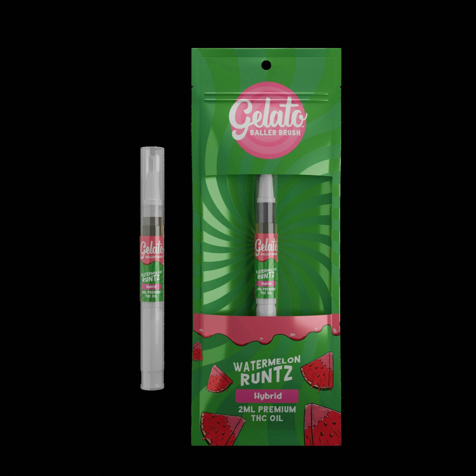 Gelato 2g Baller Brush | Watermelon Runtz cannabis product