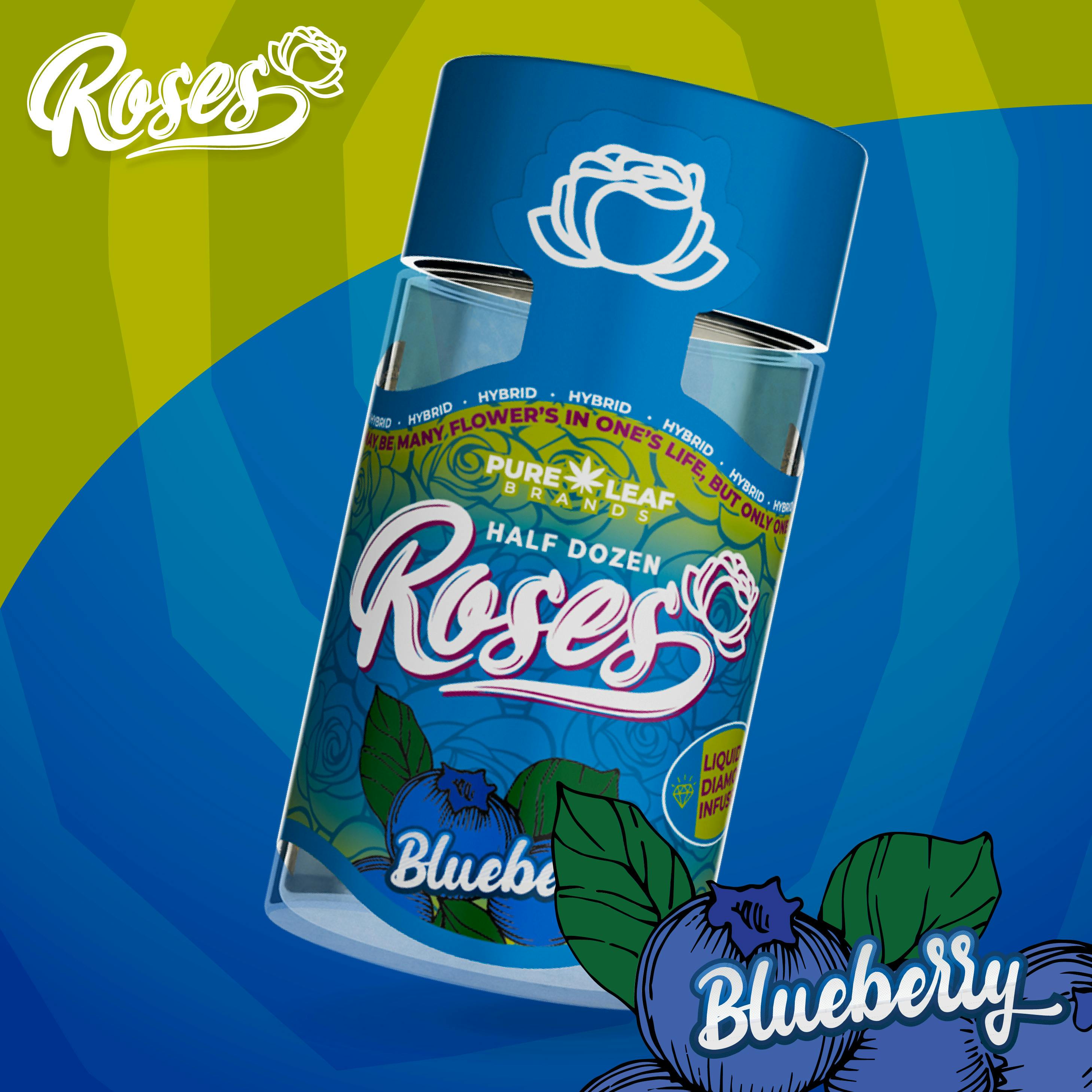 Rose's 3.6g Infused Pre Roll Pack | Blueberry