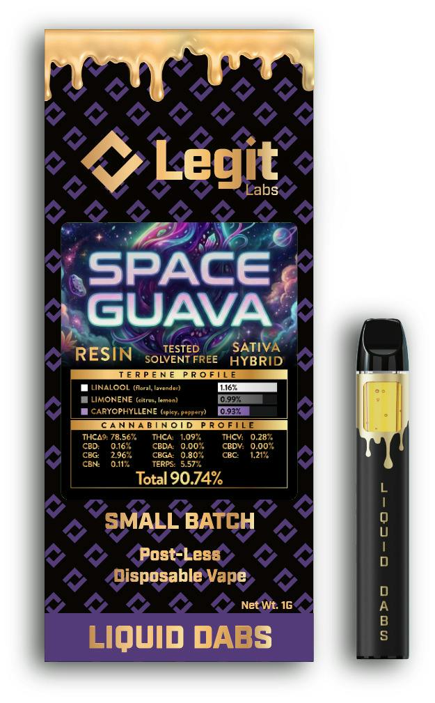 Legit Labs 1g Resin Disposable | Space Guava