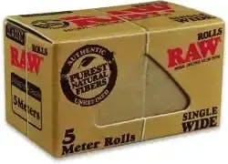 Raw Classic Cigarette Paper Rolls SINGLE WIDE