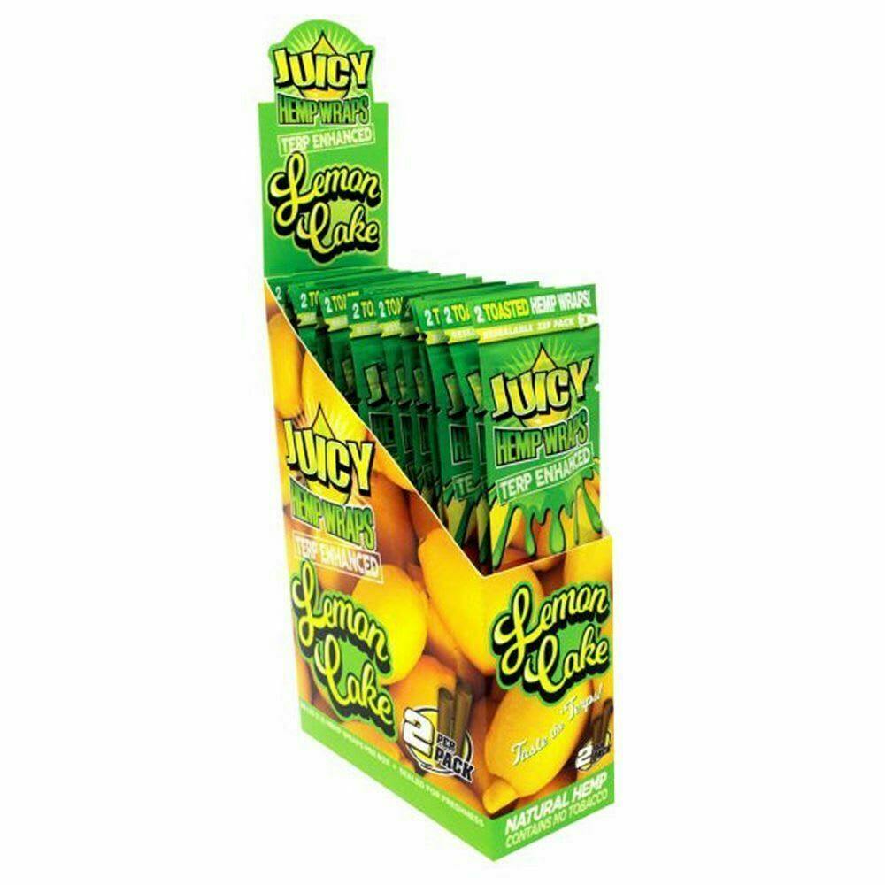 Juicy Jays Terp Hemp Wraps - Lemon Cake