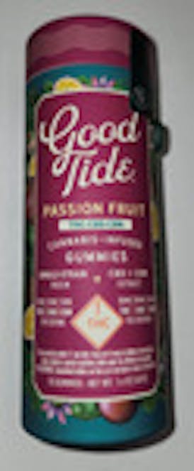 GT - Good Tides Passion Fruit (100mg THC / 100mg CBD / 100mg CBC) - Indica