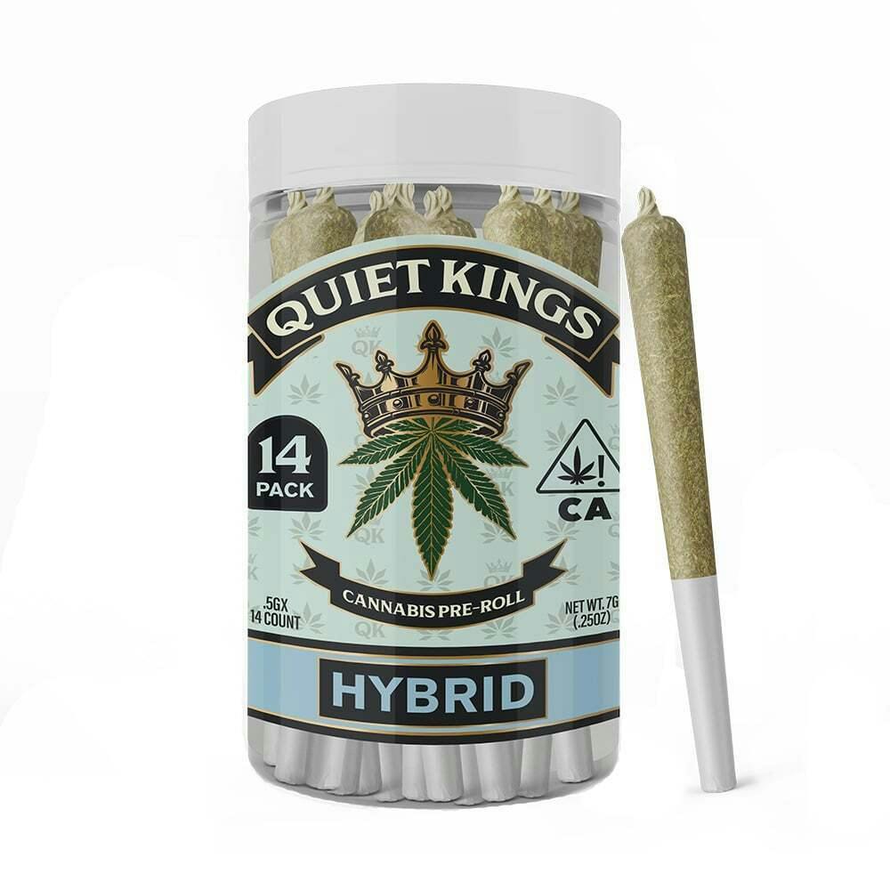 Crumbled Lime [.5g] | Quiet Kings - 14 Pack Pre Rolls