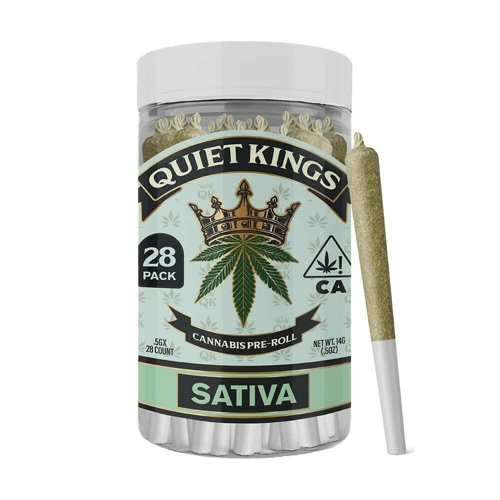 24k Gold [.5g] | Quiet Kings - 28 Pack Pre Rolls