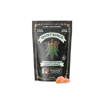 Quiet Kings - Strawberry Lemonade Rosin Gummies 100mg - 45 g