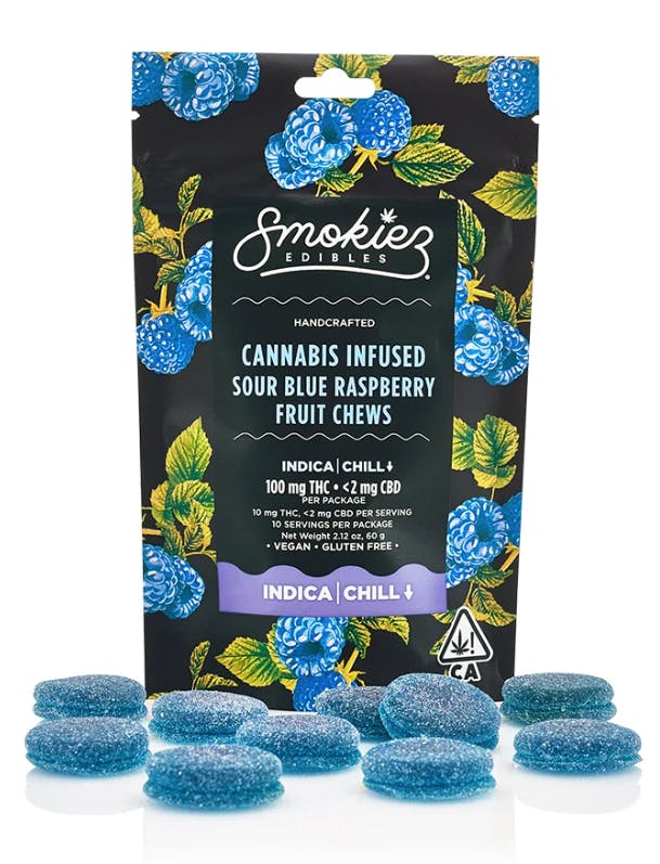 Smokiez Sour Blue — Raspberry