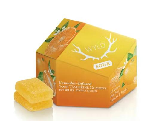 Sour Tangerine Hybrid Enhanced Gummies | 100mg | 10ct | 10mg/ea