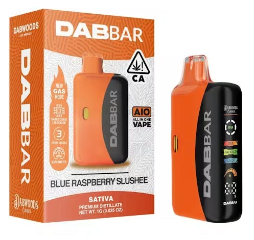 Dabwoods Blue Raspberry: Slushee