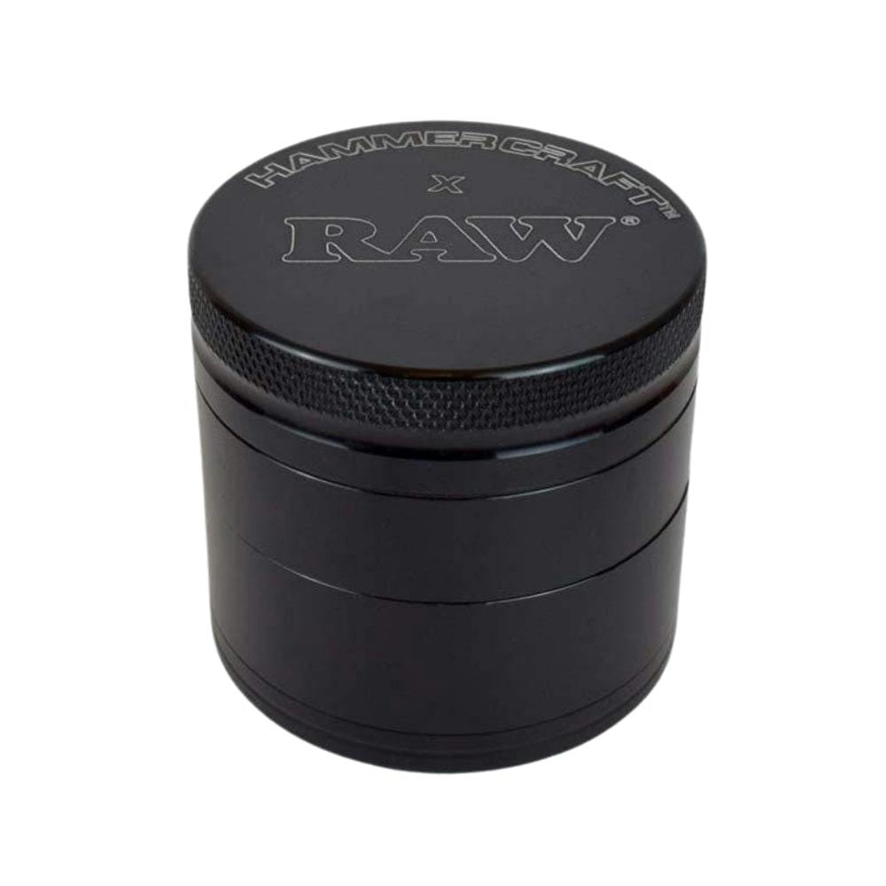 Raw Black Hammercraft Aluminum Grinder Large