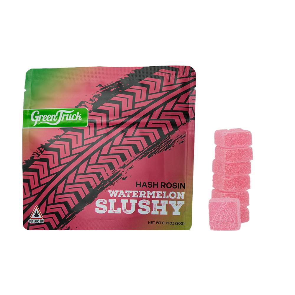 Watermelon Slushy Hash Rosin Gummies - 100mg