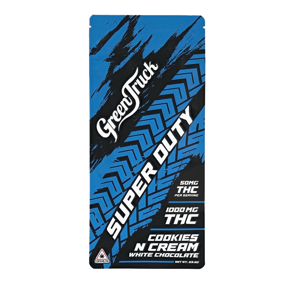 Super Duty - Cookies & Cream Chocolate Bar - 1000mg