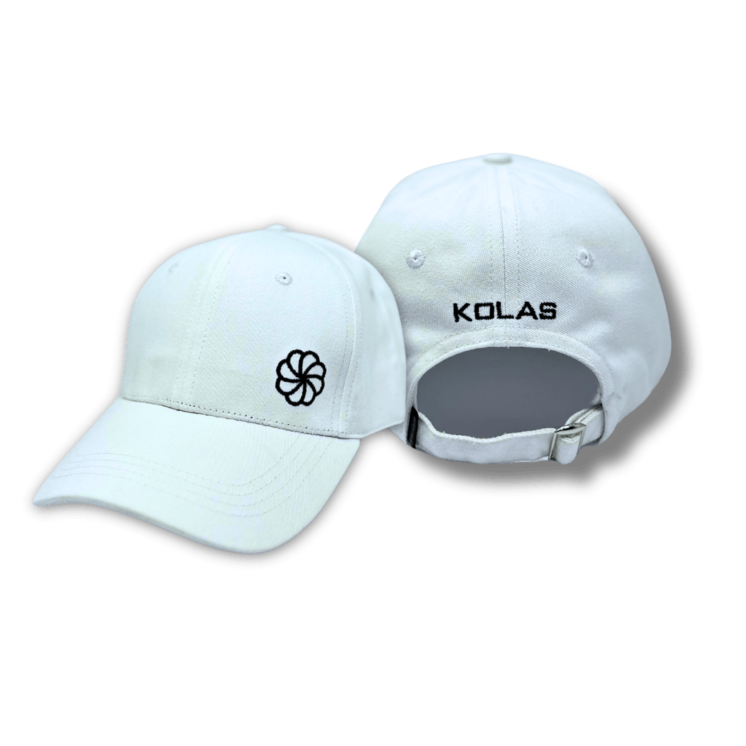 Branded Hat W/ Pinwheel White