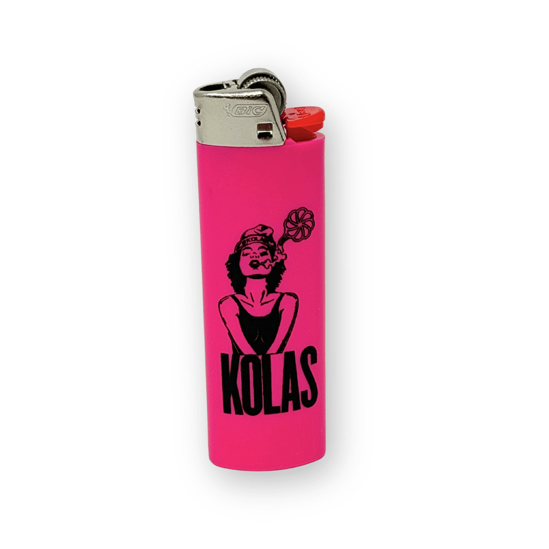 Kolas Branded Lighter BIC Puff Pass Assorted
