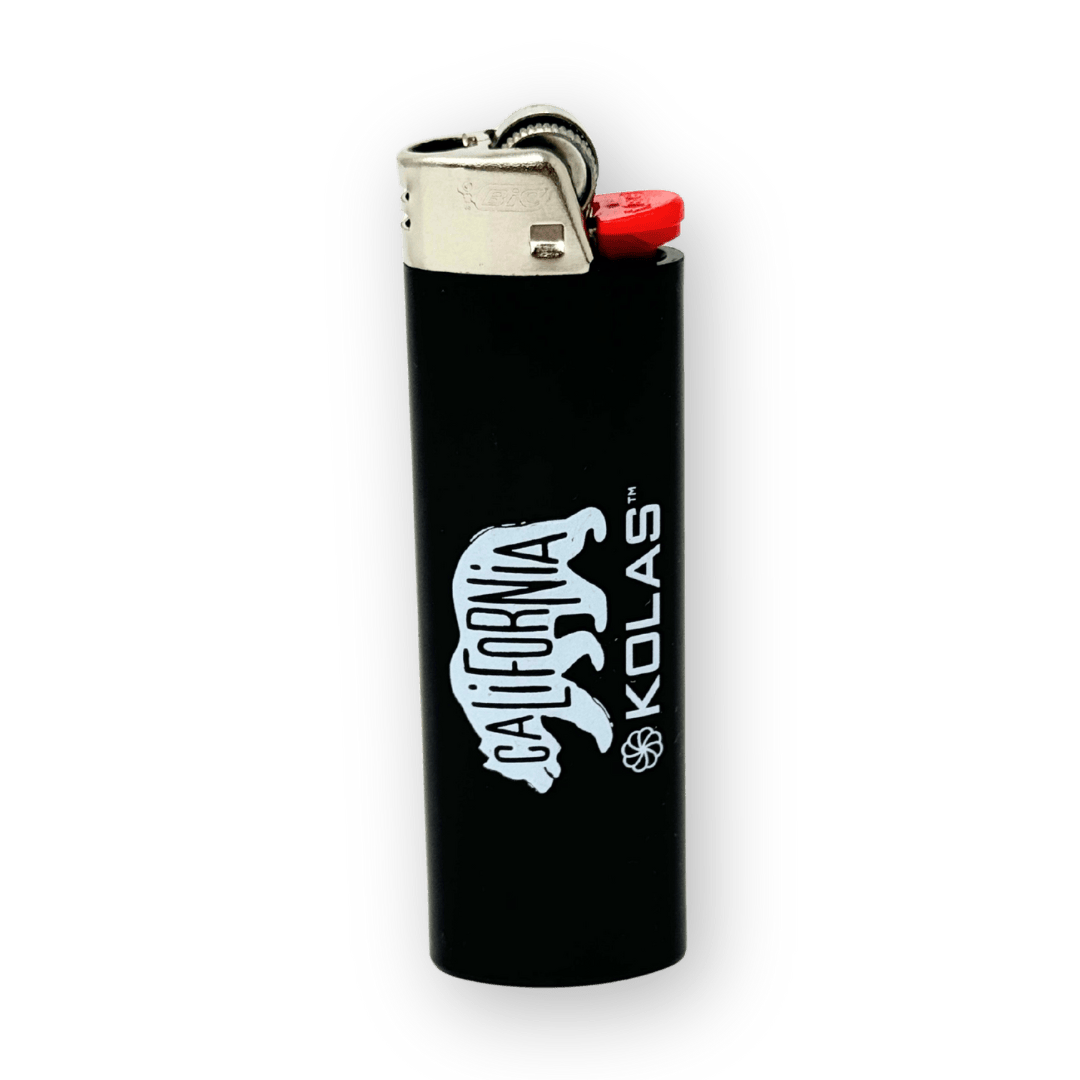 Kolas Branded Lighter BIC CA Bear Black