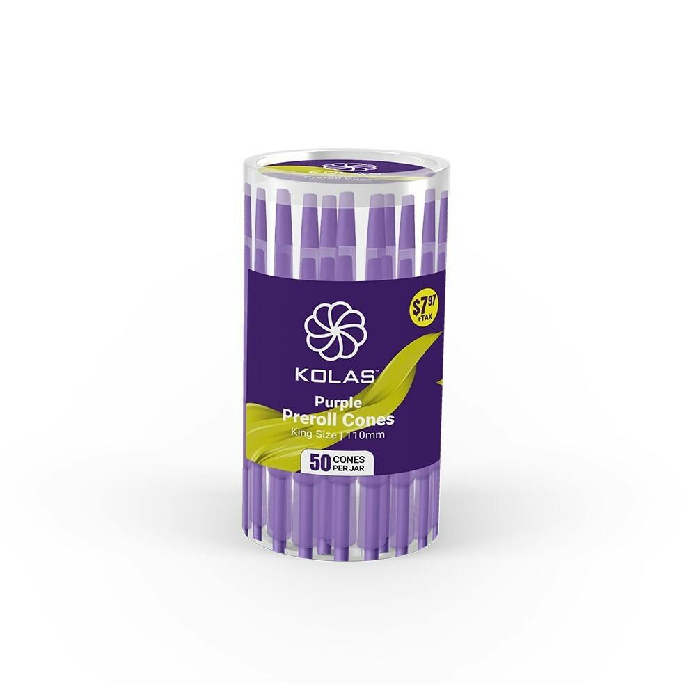 Branded Cones King Size Purple