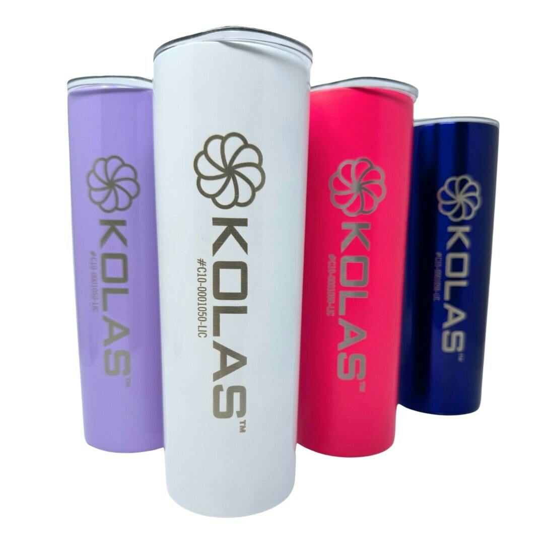 Branded Water Tumbler W/ Straw Assorted