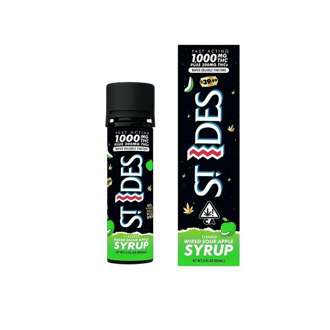 St. Ides Syrup Wired Sour Apple 1000mg THC + 200mg THCV