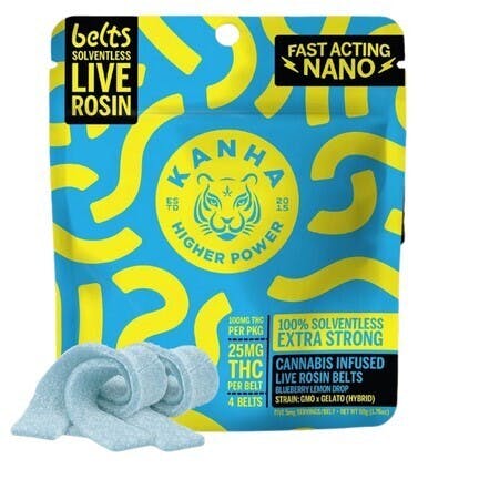 Kanha Solventless — Sour Belts Blueberry Lemon Drop