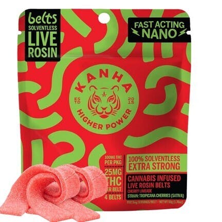 Kanha Solventless — Sour Belts Cherry Limeade
