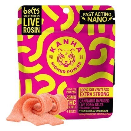Kanha Solventless — Sour Belts Strawberry Lemonade