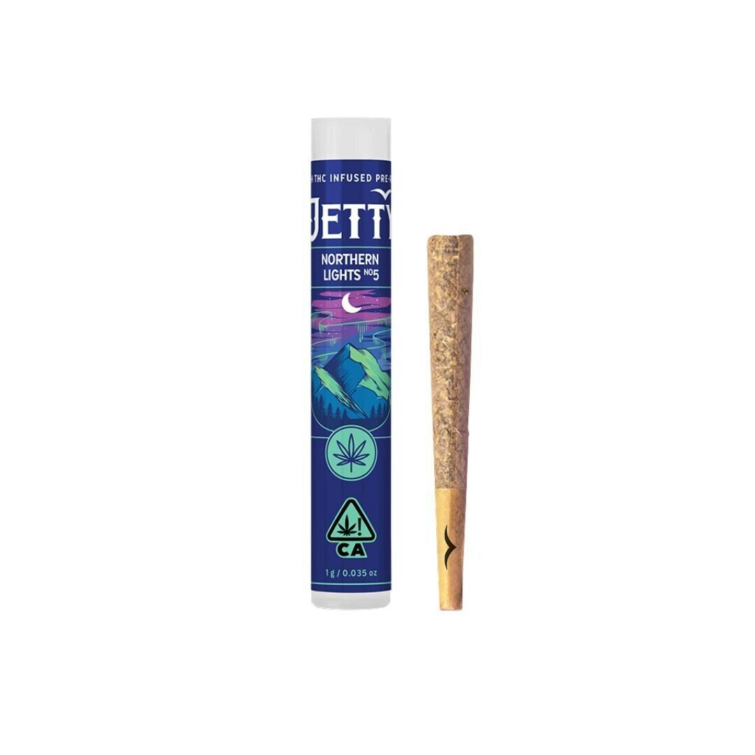 Jetty High THC Infused Pre-roll Northern Lights x Northern Lights 1g