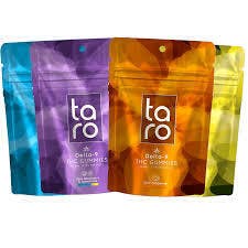 Taro THC Gummies - 5mg THC - Nano THC Blue Raspberry + Lemonade Mix