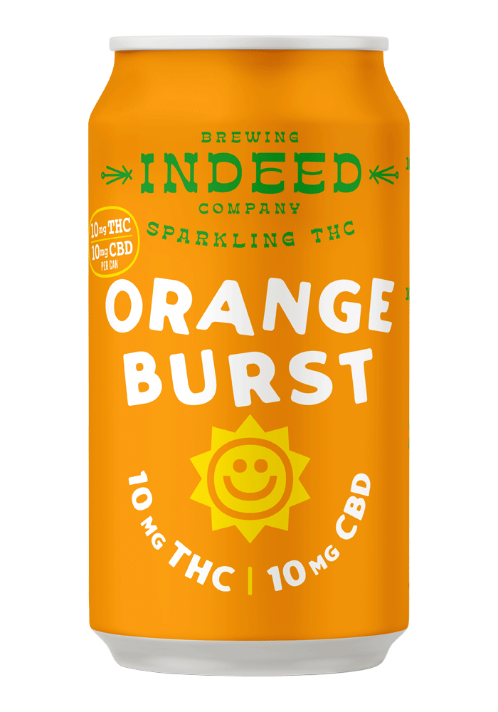 Indeed Brewing Co. - Orange Burst - 10mg THC + 10mg CBD