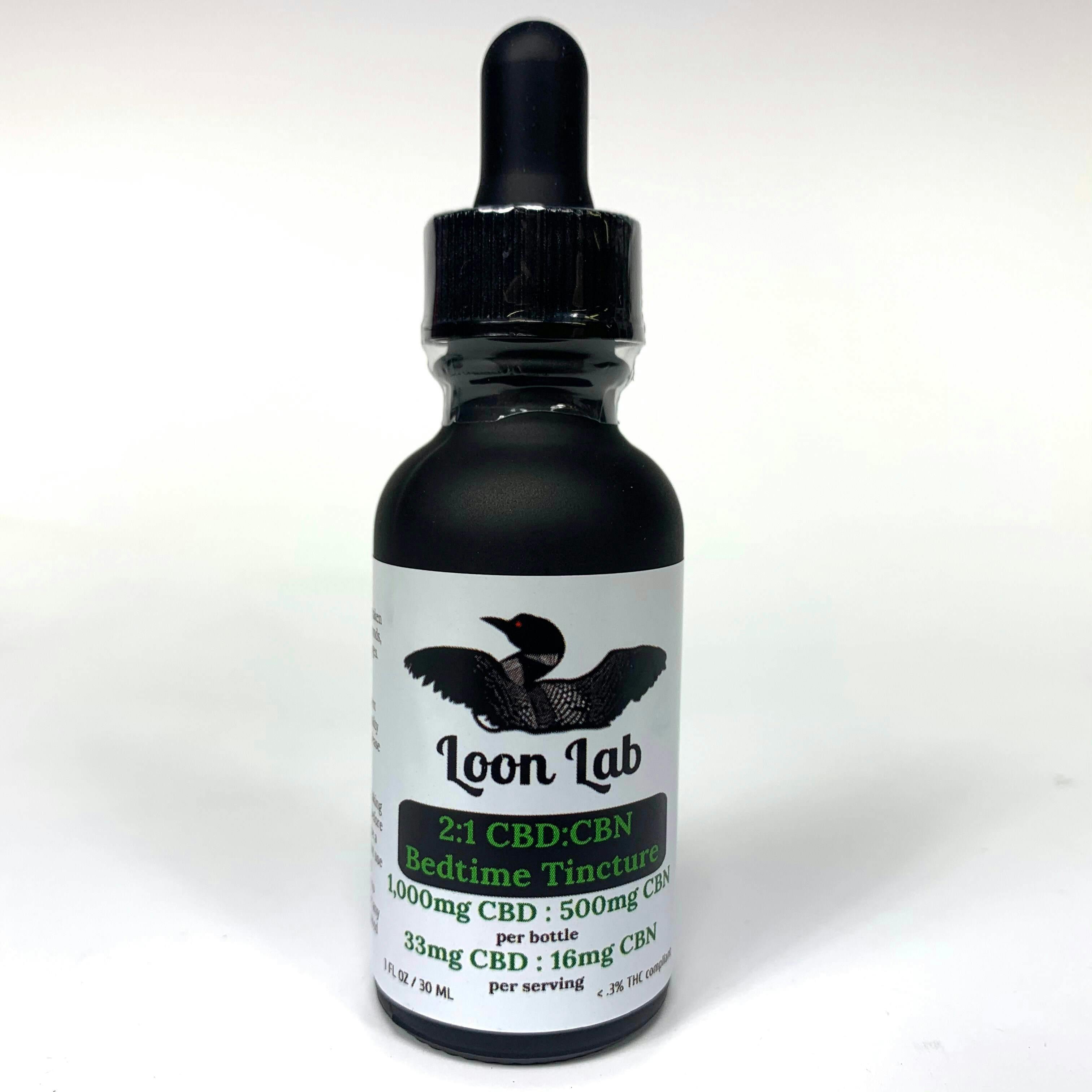 Loon Lab - CBD Tincture - Bedtime - 1000mg CBD + 500mg CBN