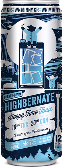 Minny Grown - Cocktails - 10mg THC 20mg CBN - Highbernate Tonic