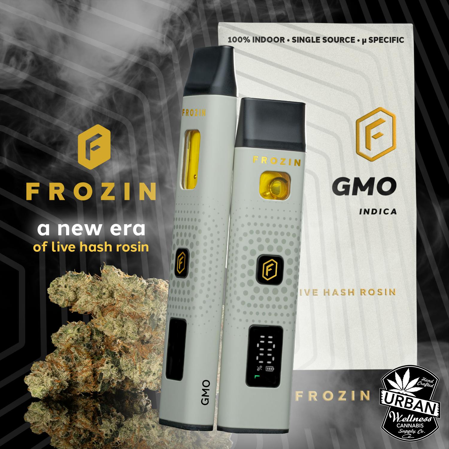 Hashio's [2000mg] - Live Rosin AIO Cart | Frozin - Frozin Disposable