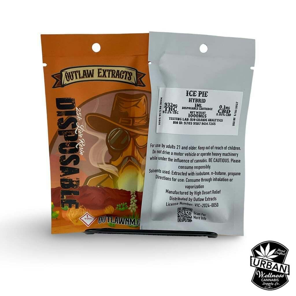 Ice Pie [1000mg] | Outlaw Extracts - Live Disposable