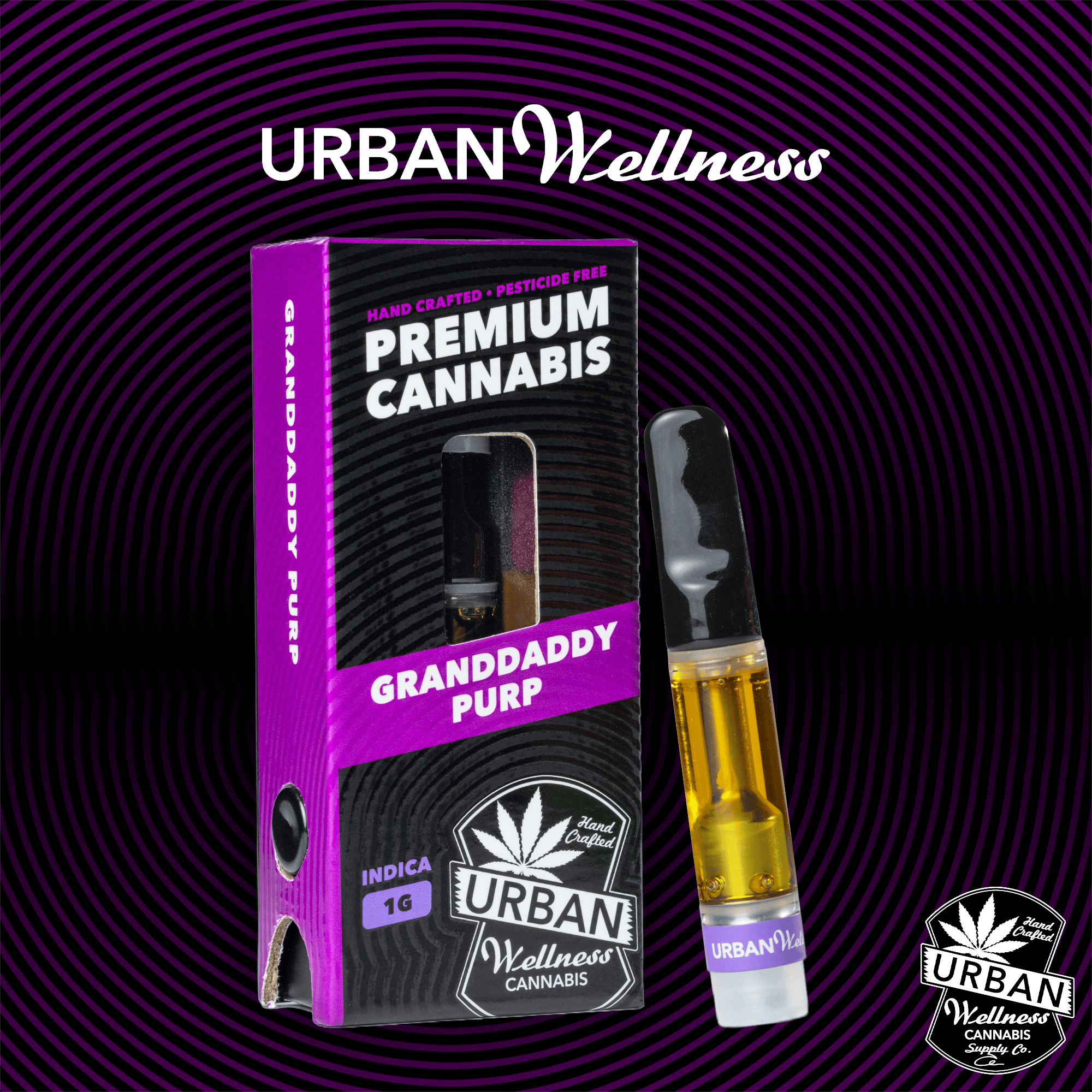 Grand Daddy Purp at Urban Wellness Cannabis Dispensary - Hobbs