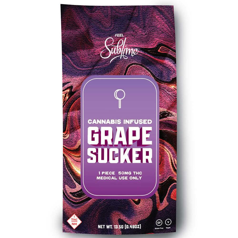 Grape Sucker (50mg) at Urban Wellness Cannabis Dispensary - Hobbs