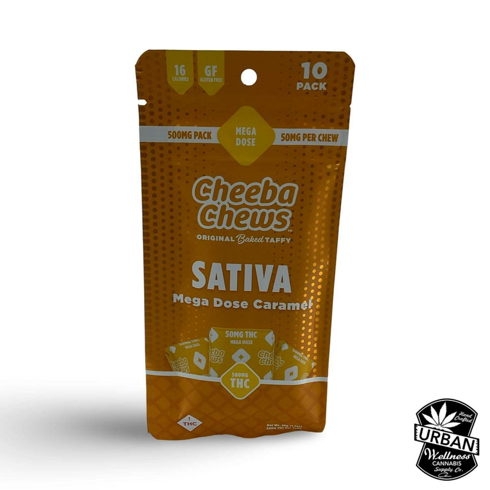 Sativa (500mg) | Cheeba Chews - Caramel Chew