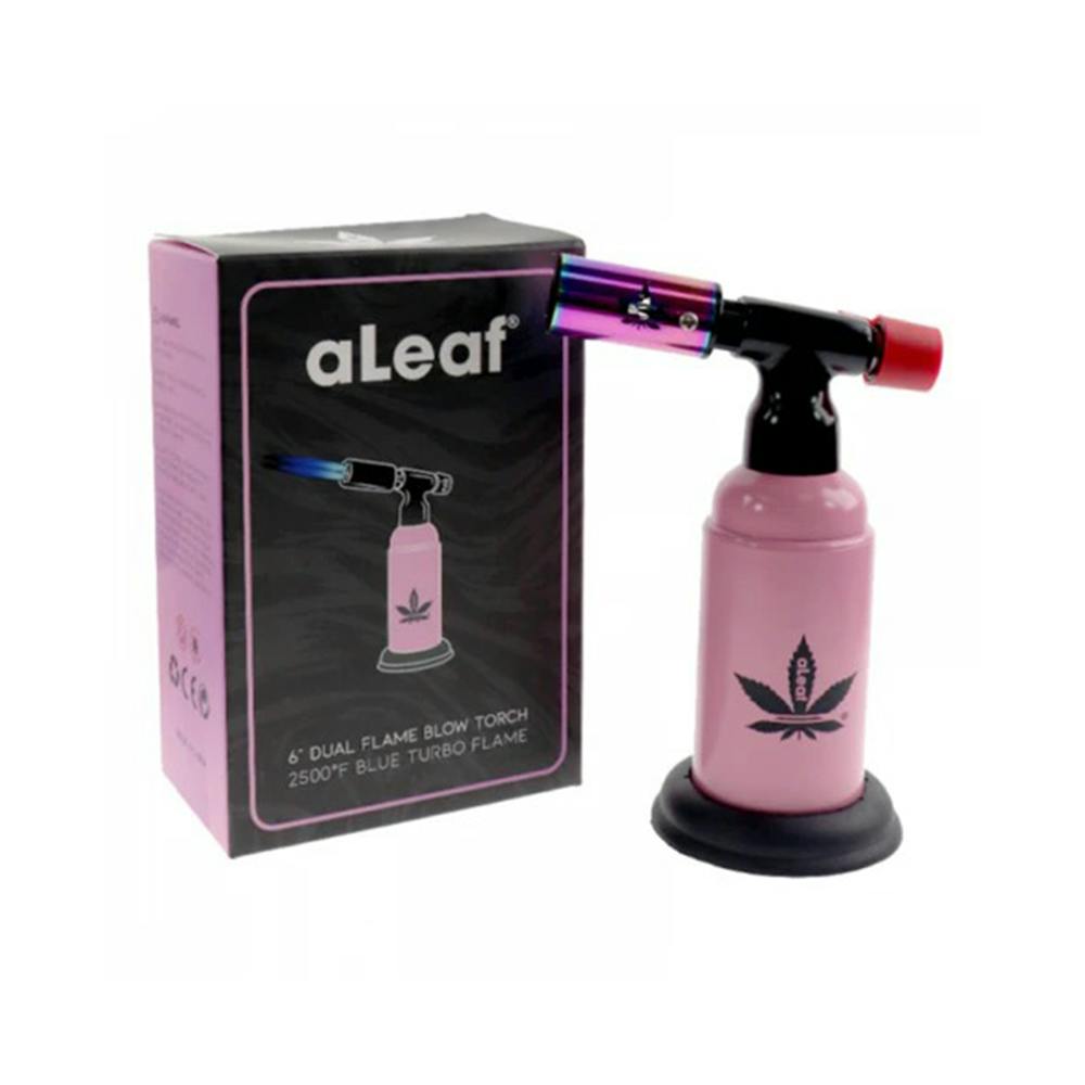 6" Dual Flame Torch | aLeaf - Torch