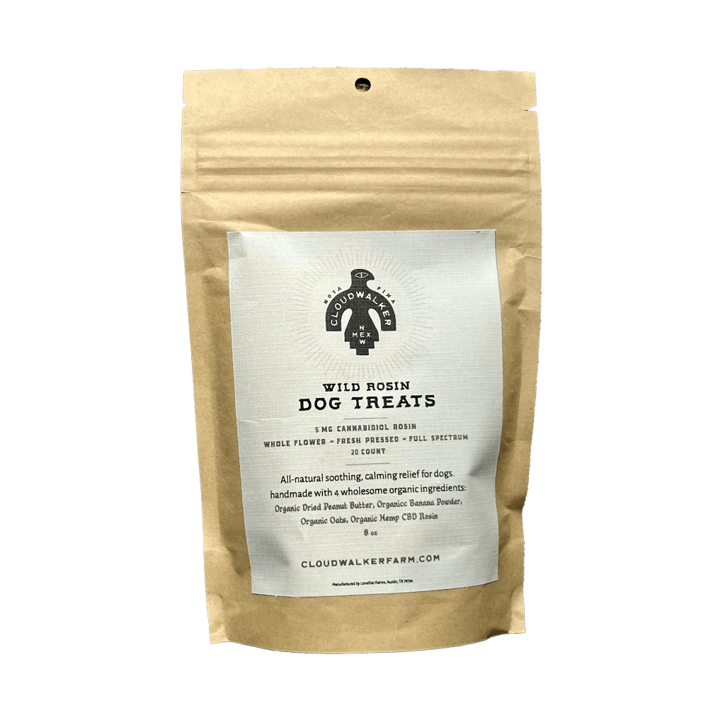 Wild Rosin Dog Treats [20pk] (100mg CBD) | Cloudwalker Farms - Dog Treats