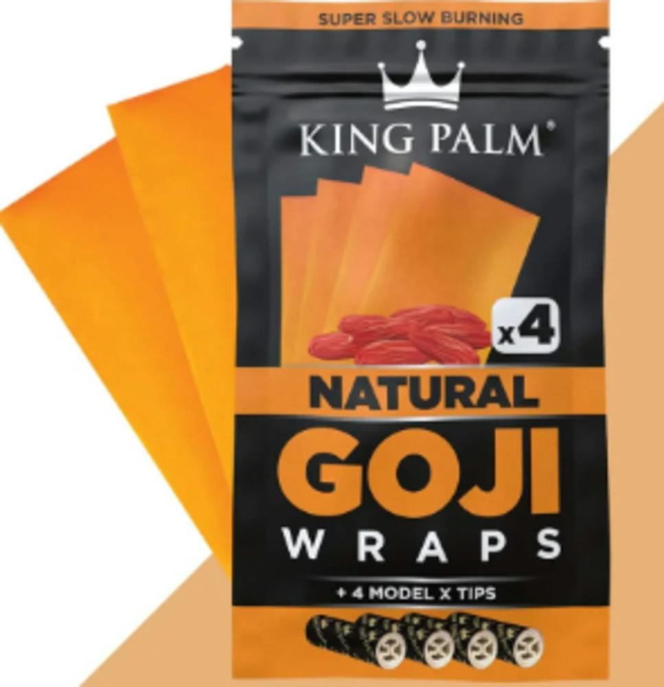 Goji Wrap - Natural [4pk] | King Palm - Blunt Wraps