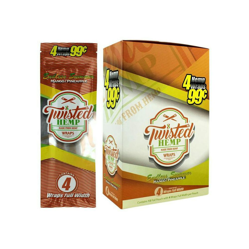 Endless Summer [4pk] | Twisted Hemp - Organic Hemp Wraps