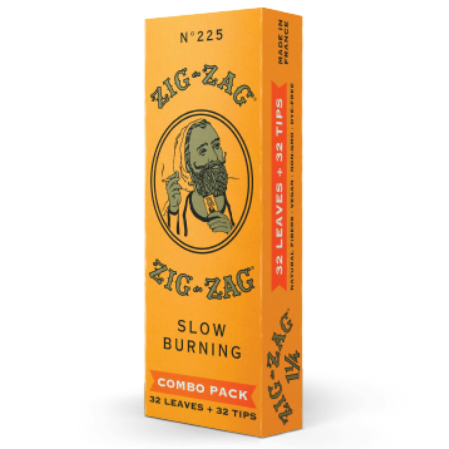 French Orange Rolling Papers + Tips Combo Pack | Zig-Zag - Rolling Papers