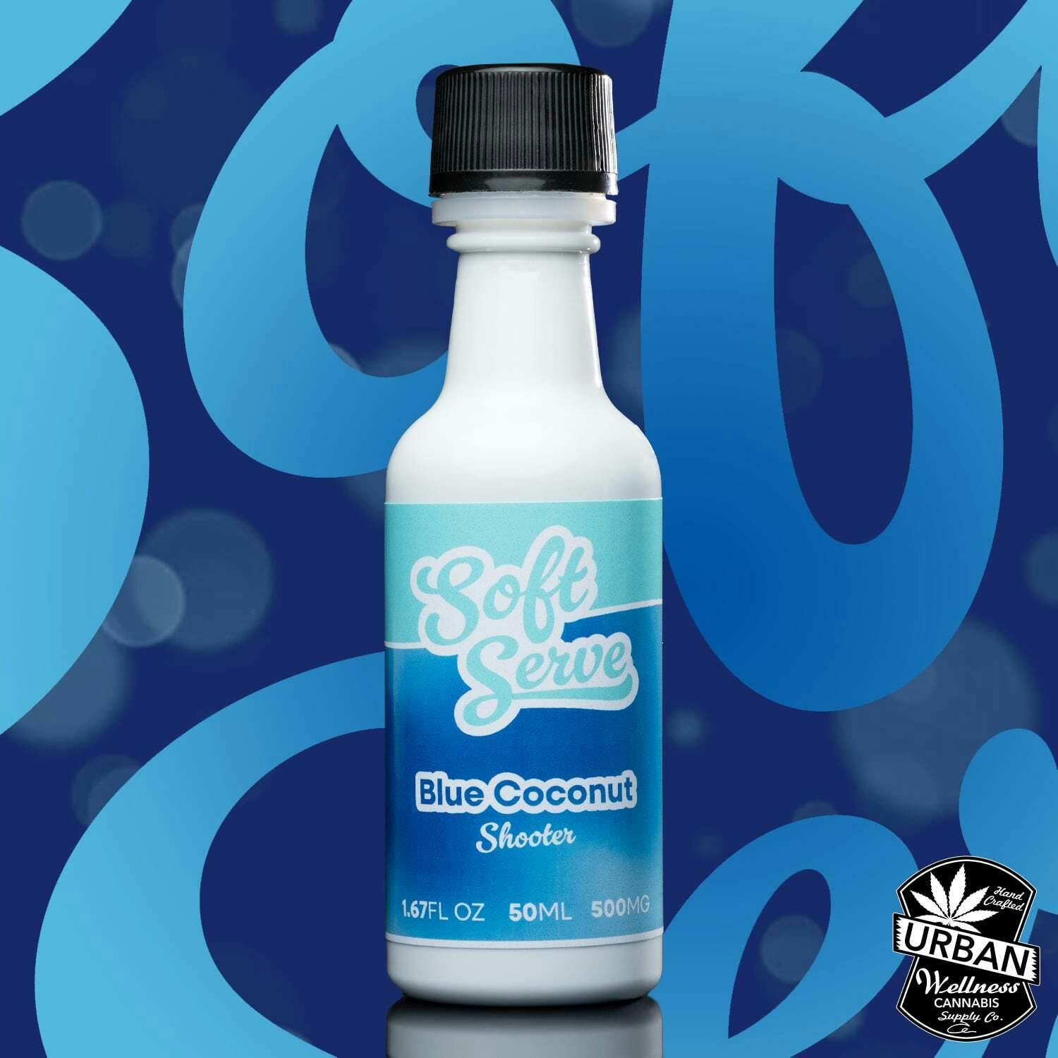 Blue Coconut (500mg) | Soft Serve - Shooter