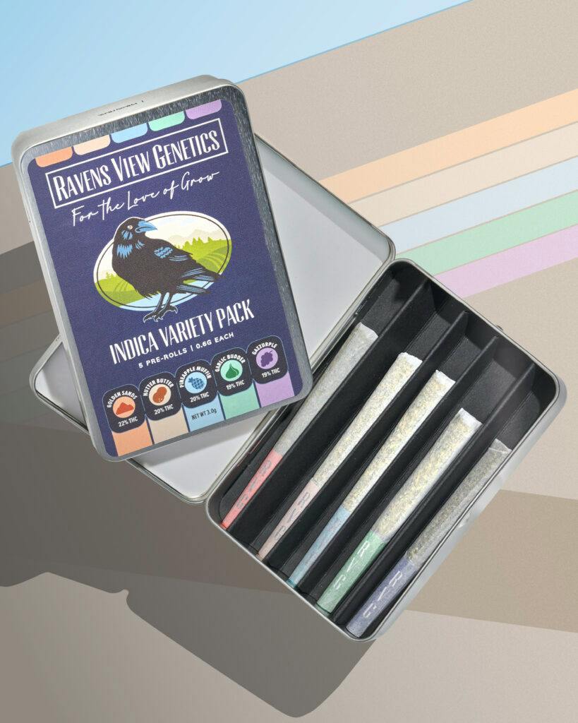 Indica Variety Pack - .6g 5pk - Ravens View Genetics