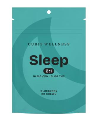 Sleep (Blueberry) - 20pk 100mg - Curio Wellness