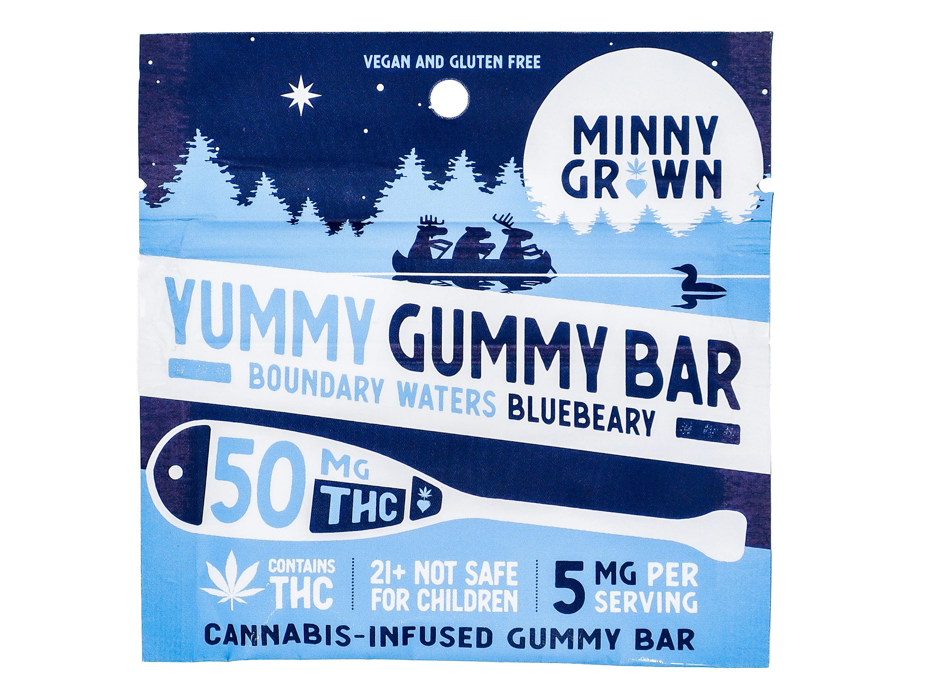 MNG BlueBeary Gummy Bar 50mg THC