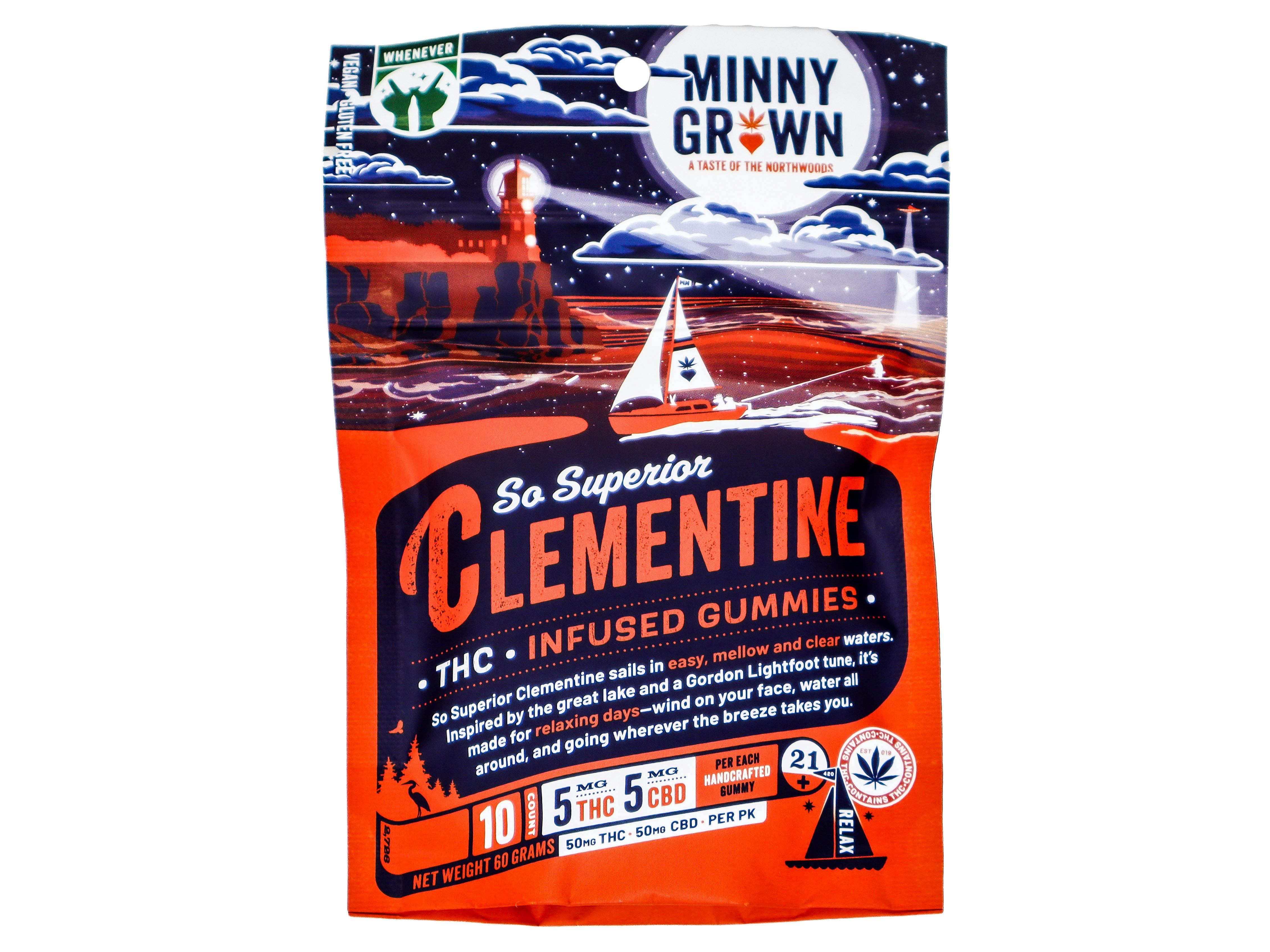 MNG Clementine Gummies 50mg THC