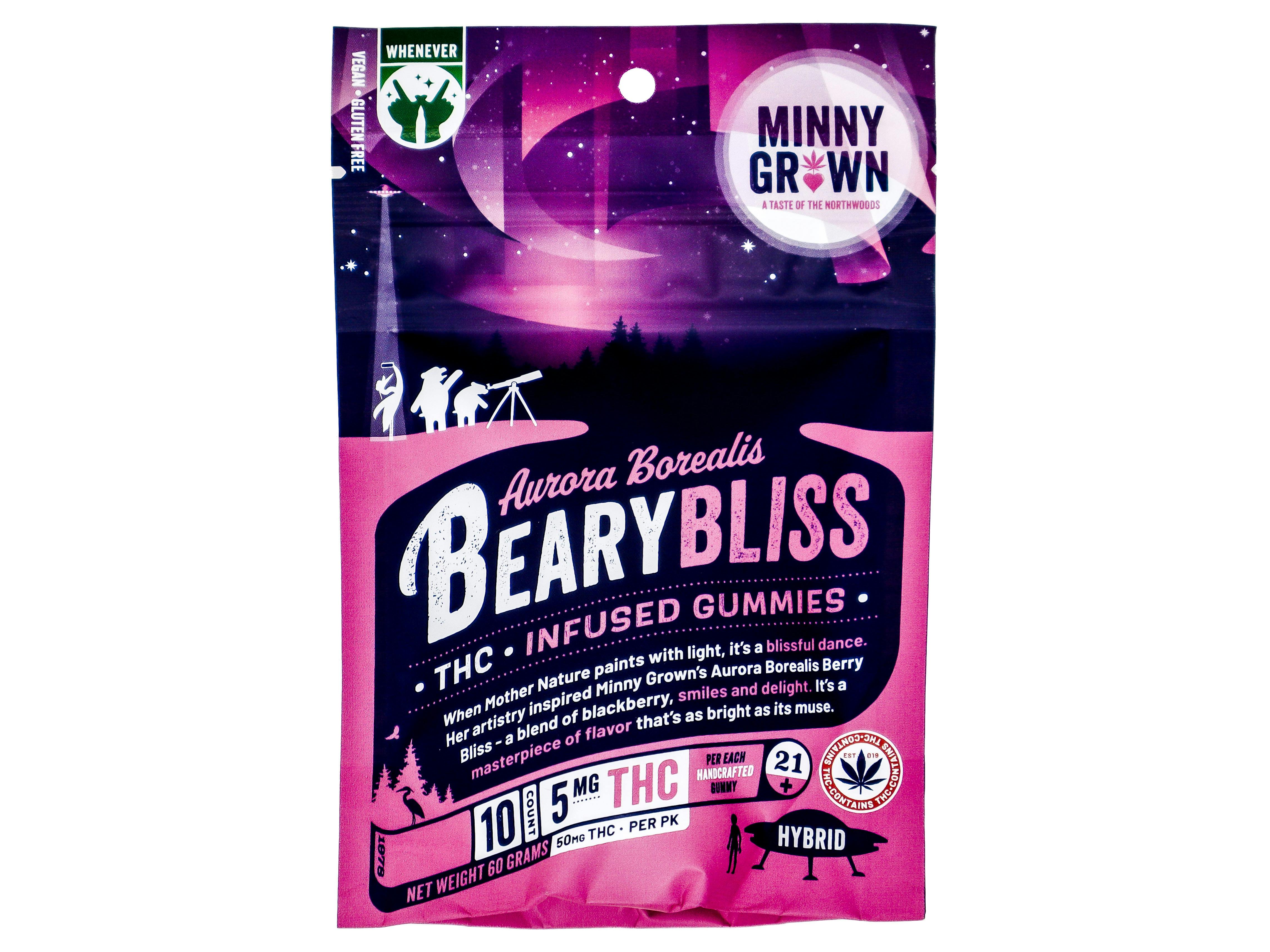 MNG Berry Bliss Gummies 50mg THC